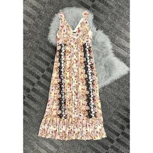 Crimson Women’s Sleeveless Boho Floral Maxi Dress‎ Size XL